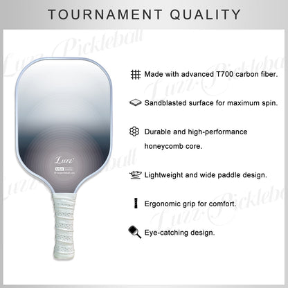 Luzz Fog Original Paddle -Upgraded Sandblasted Surface(Maximizes Spin)-Luzzpickleball