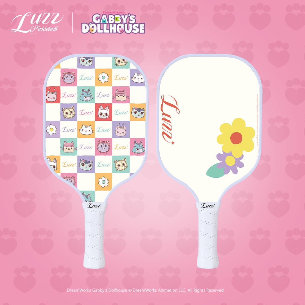 Luzz Gabby's Dollhouse Original Paddle front and back view with exclusive character artwork