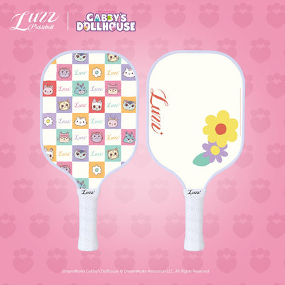 Luzz Gabby's Dollhouse Original Paddle front and back view with exclusive character artwork