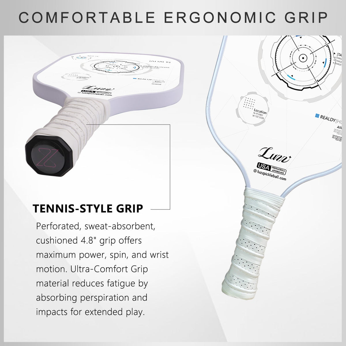 Luzz HUD Original Paddle - Luzzpickleball