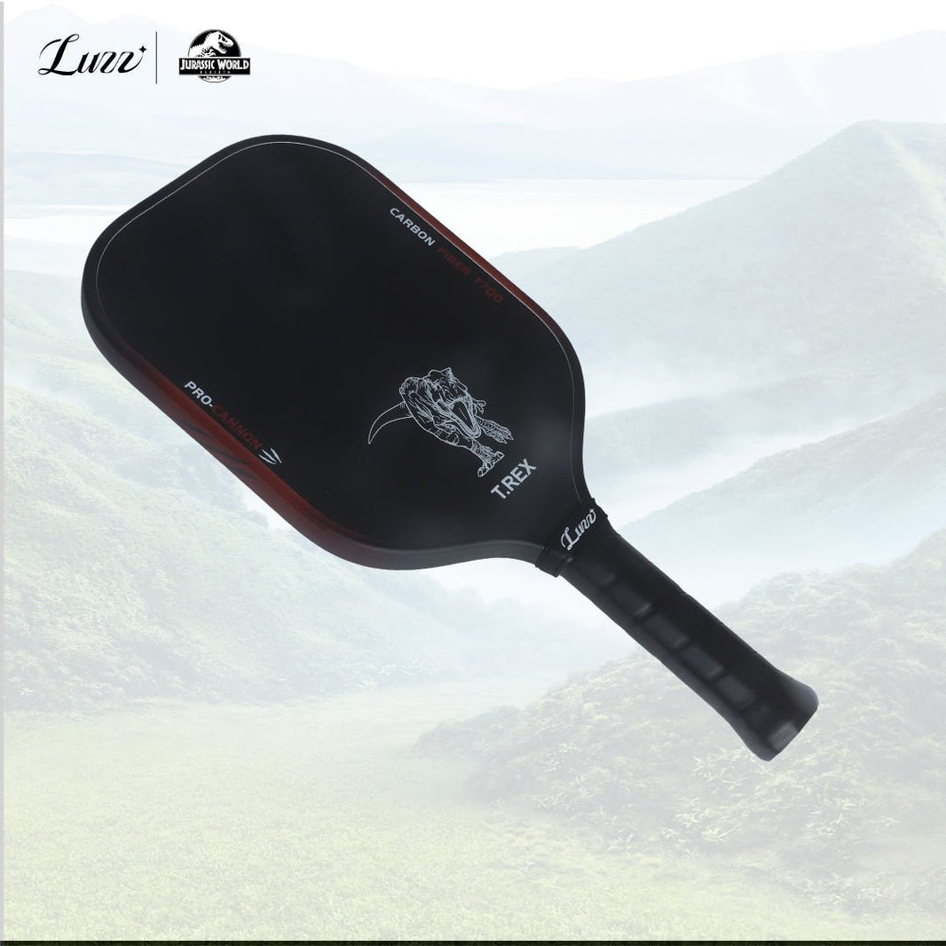 Luzzpickleball Jurassic Cannon Paddle T700 Carbon Friction Surface|Thermoformed