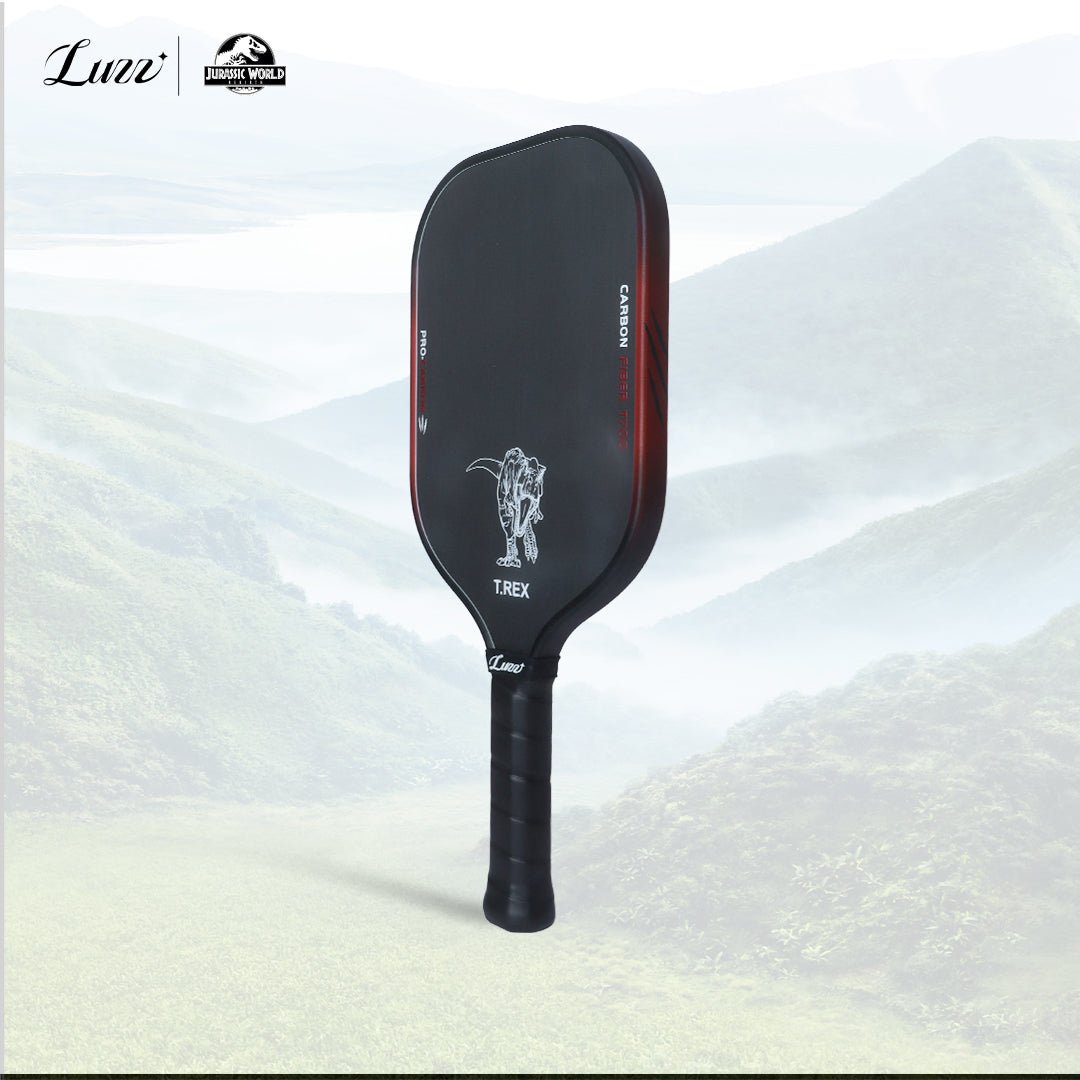 Luzzpickleball Jurassic Cannon Paddle T700 Carbon Friction Surface|Thermoformed