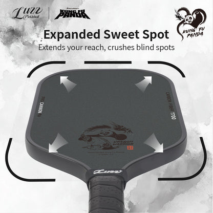 Luzzpickleball Kung Fu Panda Cannon T700 Carbon Friction Surface|Thermoformed