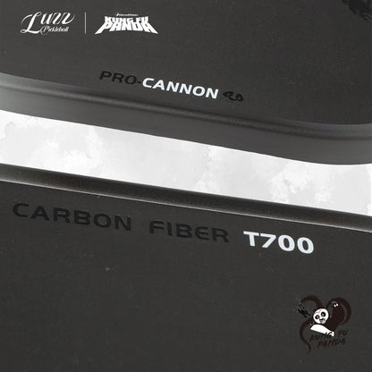 Luzzpickleball Kung Fu Panda Cannon T700 Carbon Friction Surface|Thermoformed