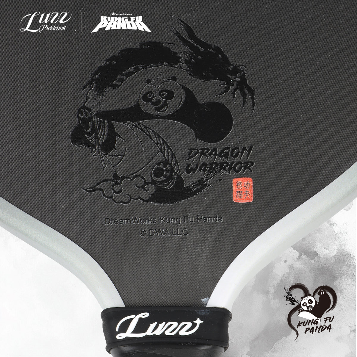 Luzzpickleball Kung Fu Panda Cannon T700 Carbon Friction Surface|Thermoformed