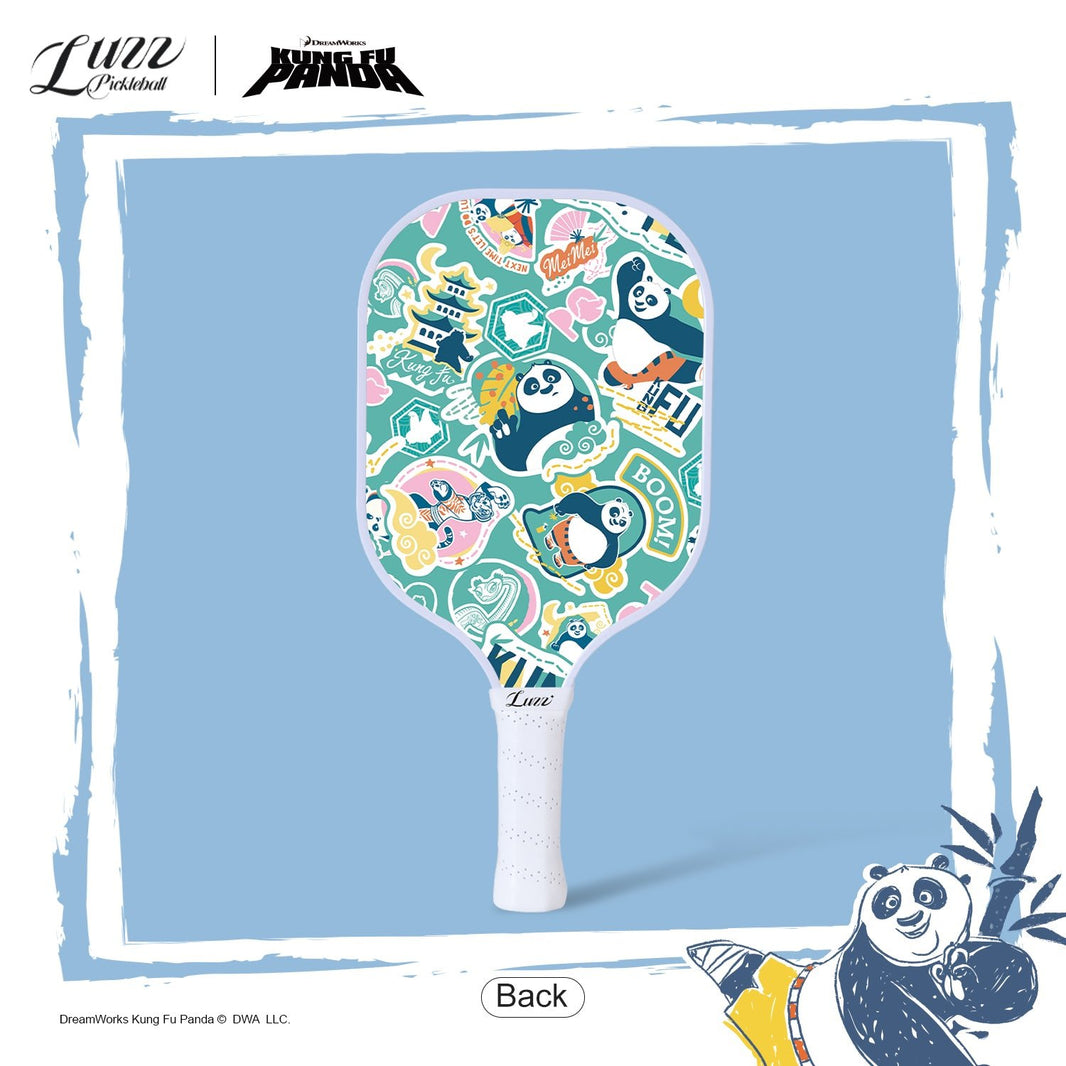 Luzzpickleball Kung Fu Panda Dragon Zen Original Paddle (16mm) T700 Carbon Fiber