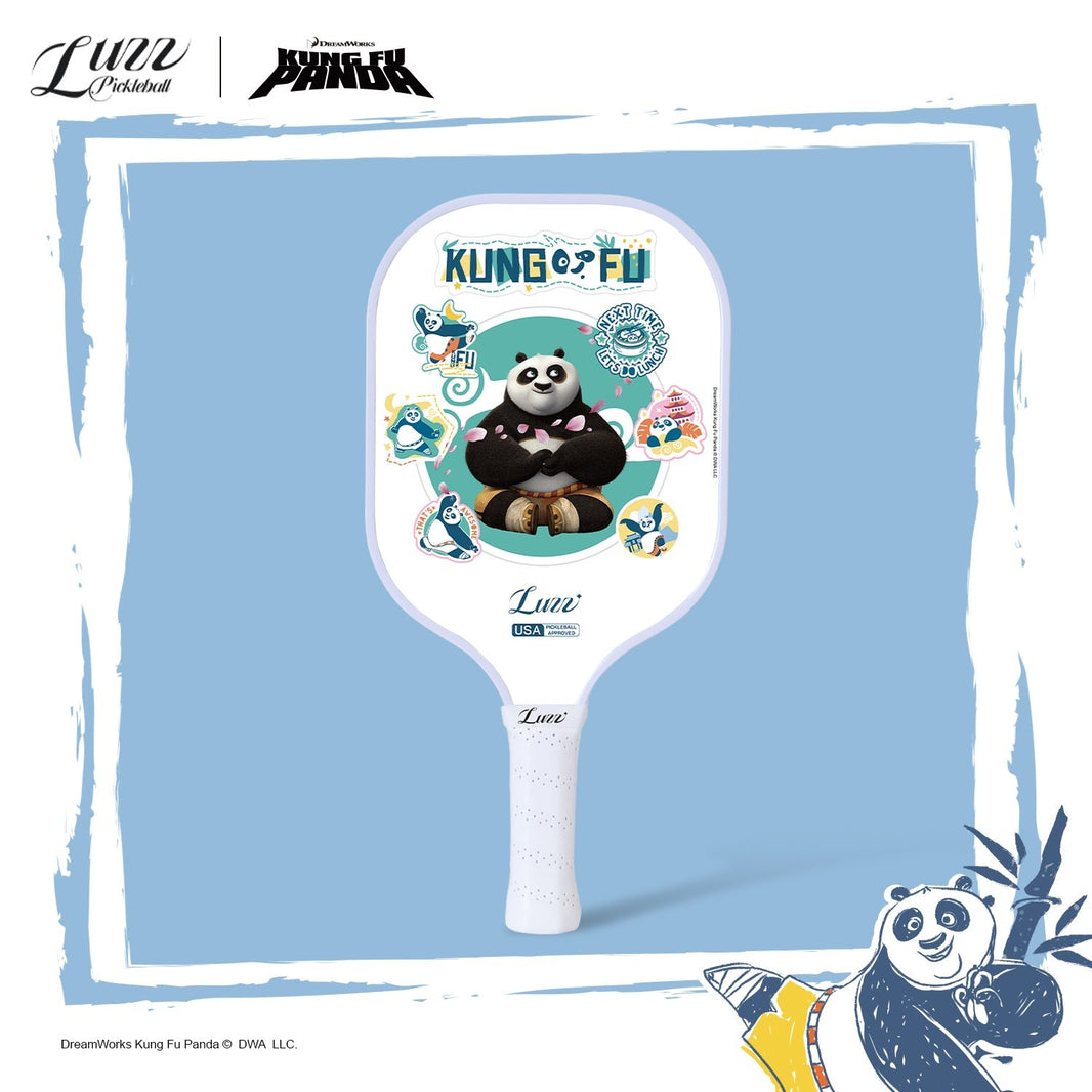 Luzzpickleball Kung Fu Panda Dragon Zen Original Paddle (16mm) T700 Carbon Fiber