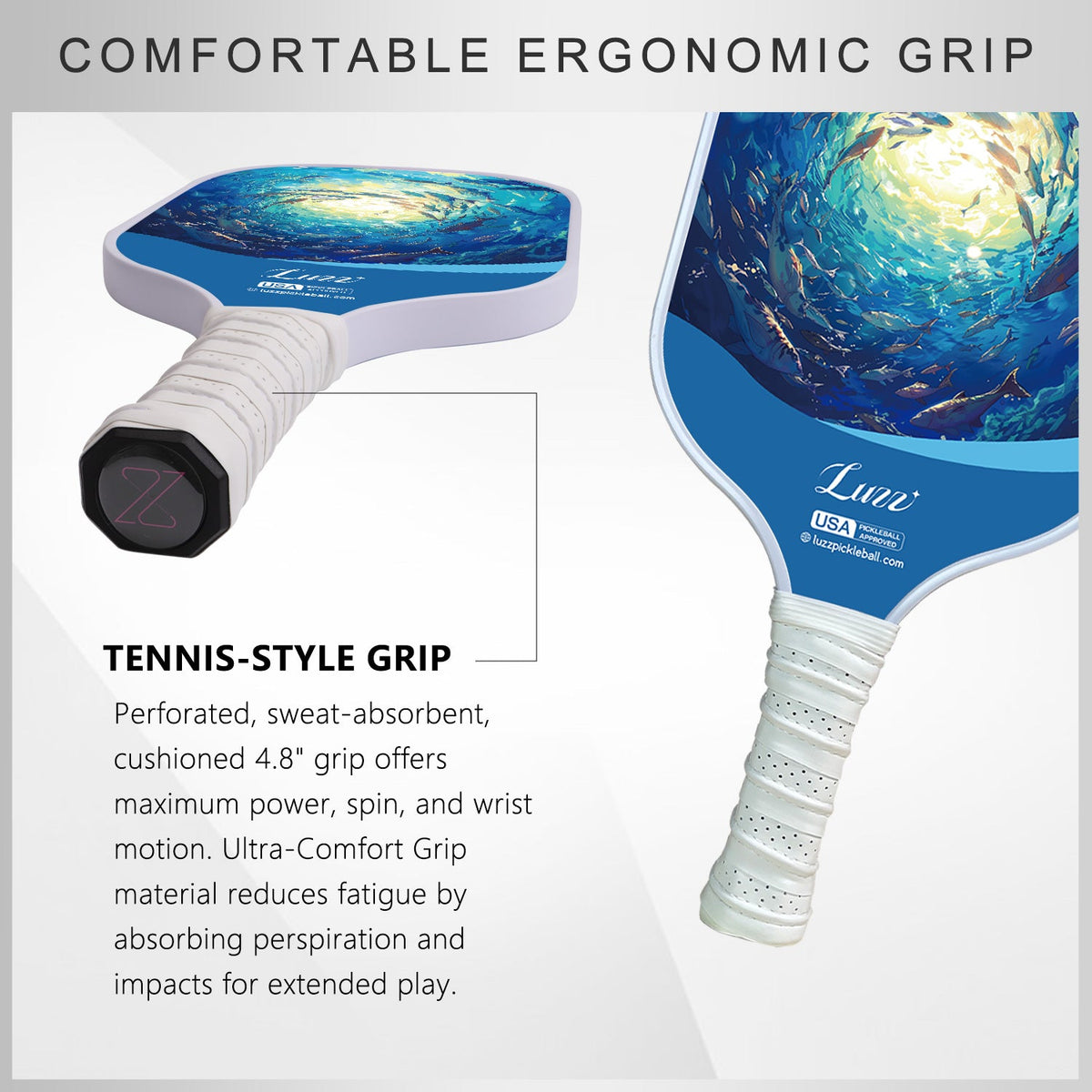 Luzz Marine Original Paddle - Luzzpickleball