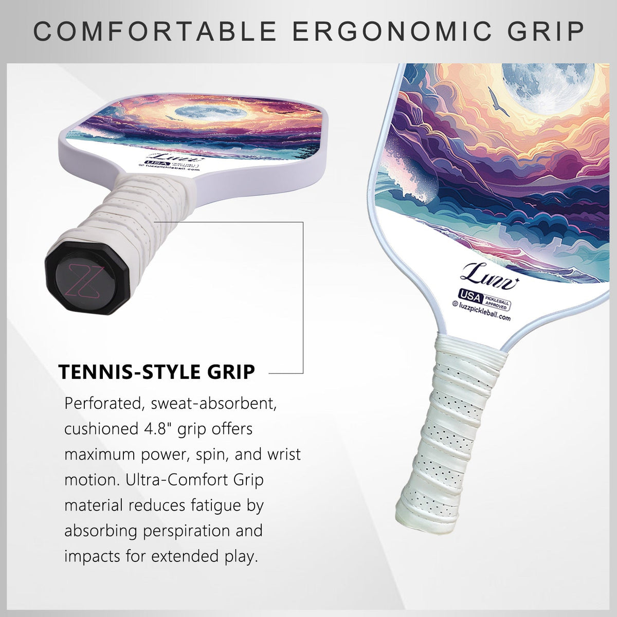 Luzz Moonward Original Paddle - Luzzpickleball
