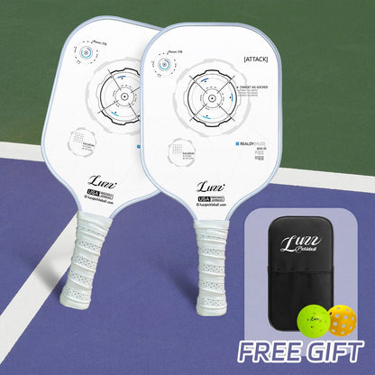 Luzz Original Paddle Set| Sandblasted -HUD-Luzzpickleball