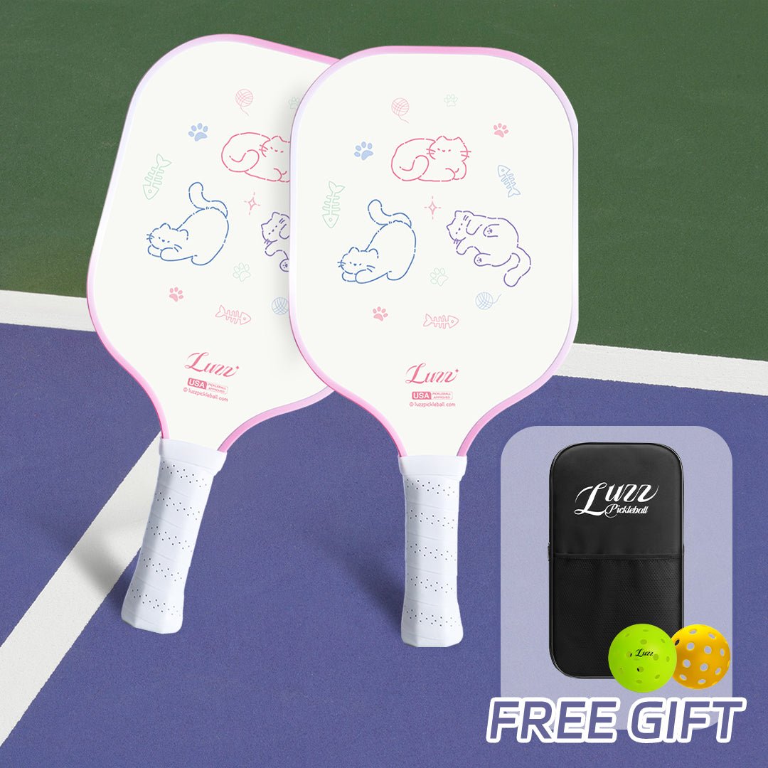 Luzz Original Paddle Set| Sandblasted -Pink-Luzzpickleball