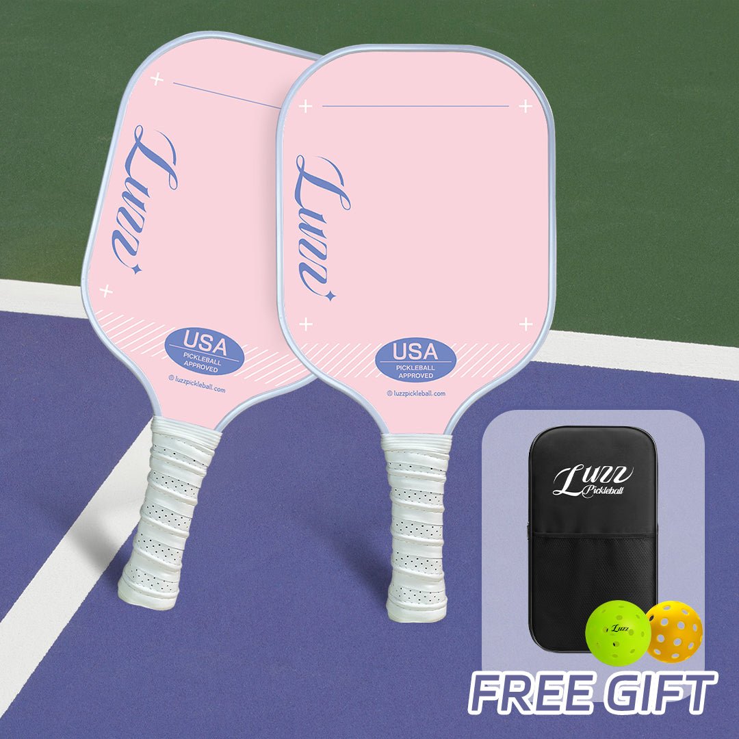Luzz Original Paddle Set| Sandblasted -Pink-Luzzpickleball