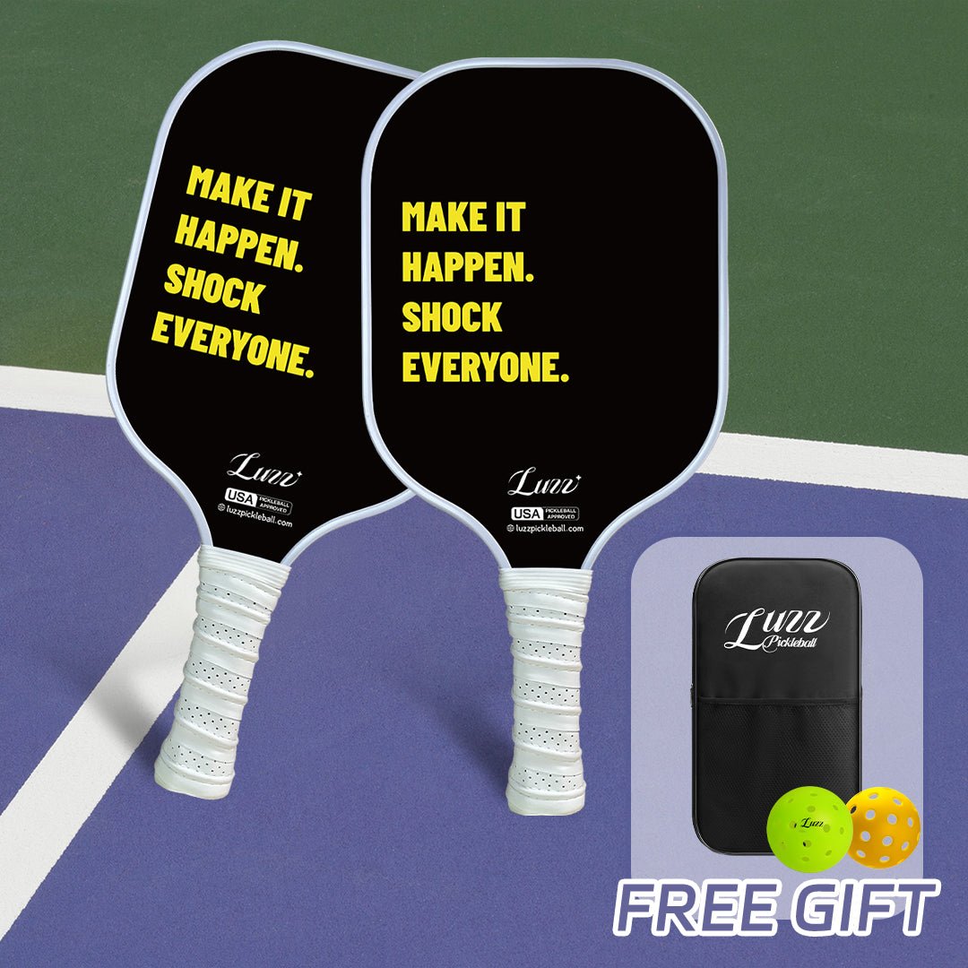 Luzz Original Paddle Set| Sandblasted -SHOCK-Luzzpickleball