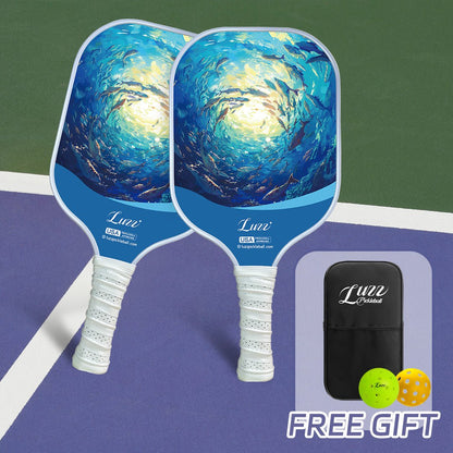 Luzz Original Paddle Set| Sandblasted -WAVESTRIKE-Luzzpickleball