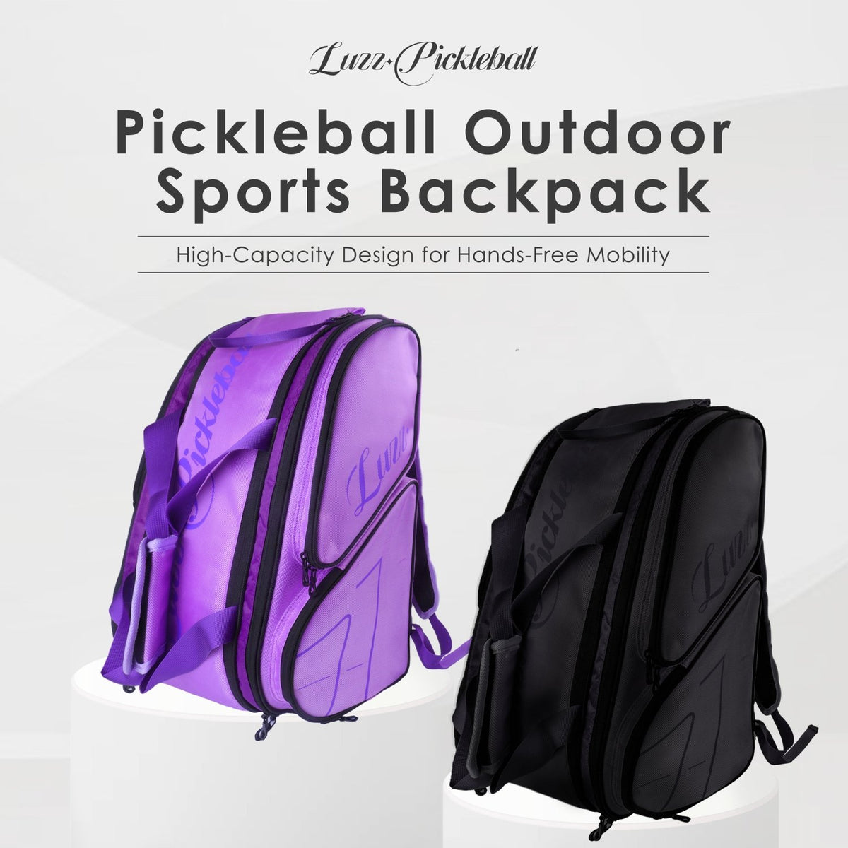 Luzz Outdoor Sports Pickleball Backpack -Royal Purple-Luzzpickleball