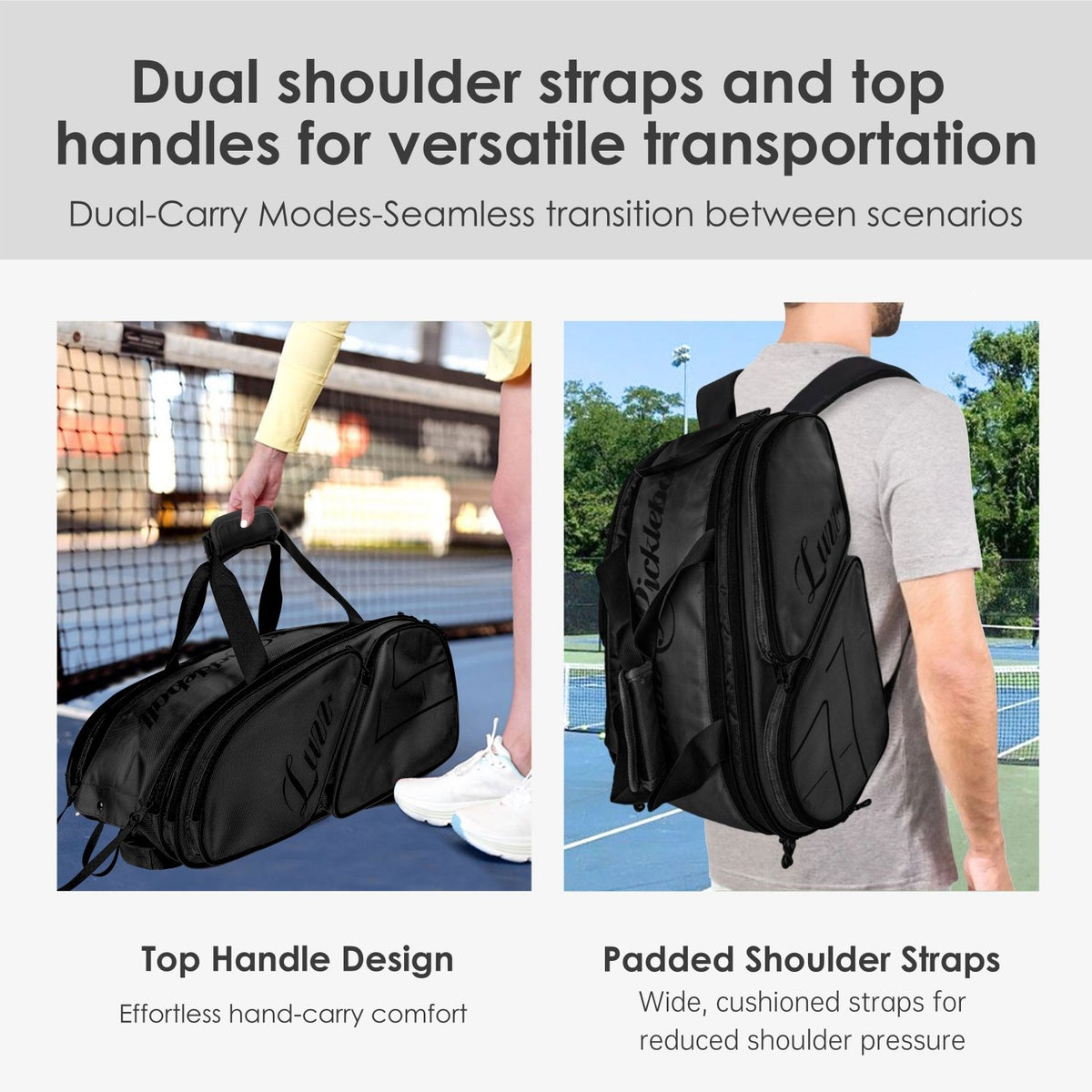 Luzz Outdoor Sports Pickleball Backpack -Royal Purple-Luzzpickleball