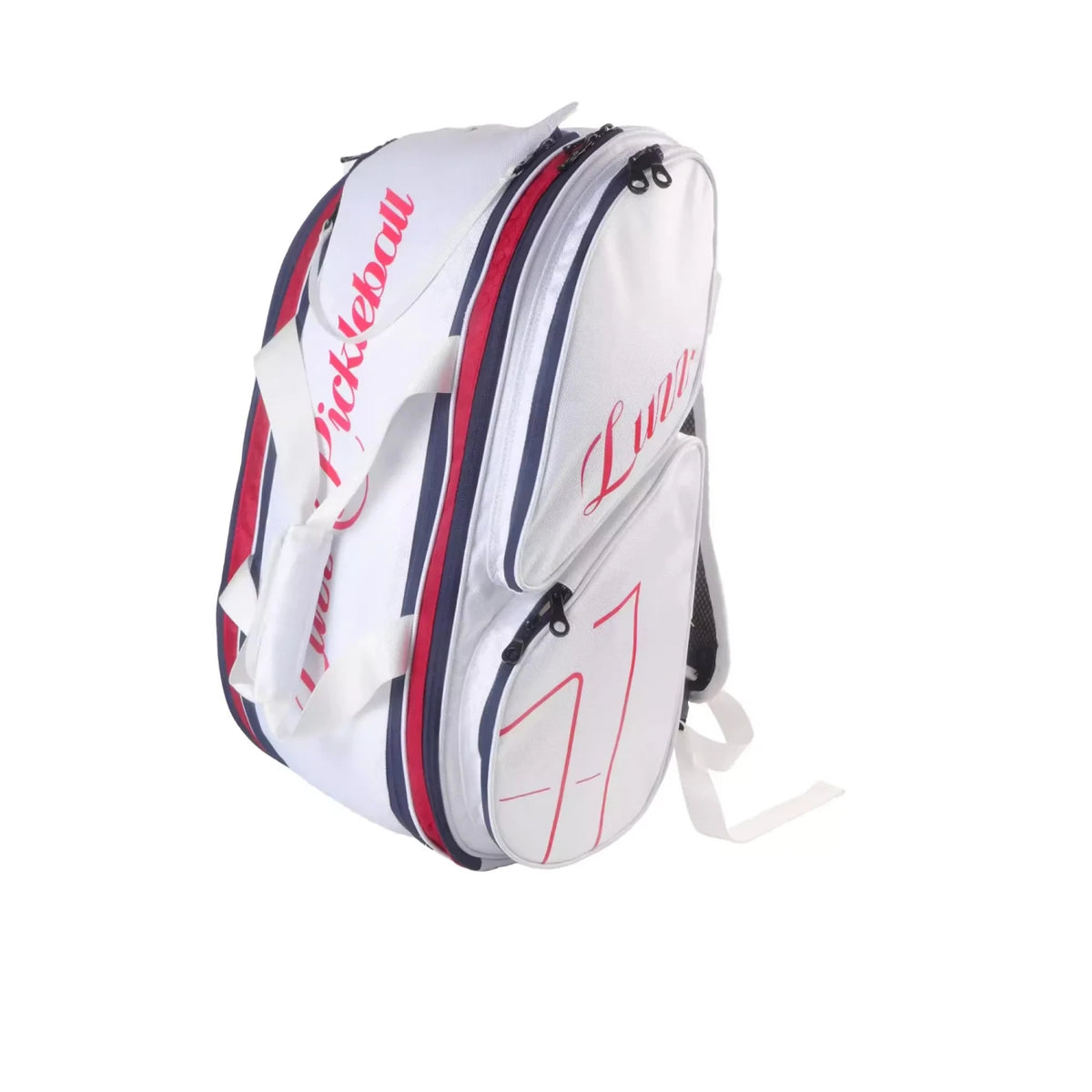 Luzz Outdoor Sports Pickleball Backpack -White-Luzzpickleball