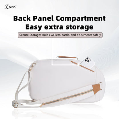Luzz Pickleball Bag - Waterproof, Versatile, Spacious -Beige-Luzzpickleball