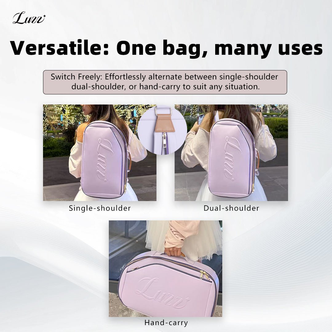 Luzz Pickleball Bag - Waterproof, Versatile, Spacious -Beige-Luzzpickleball