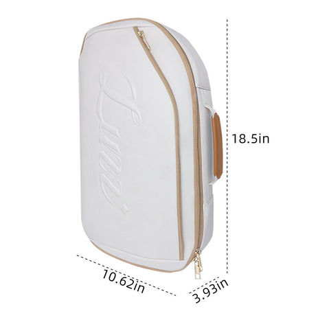 Luzz Pickleball Bag - Waterproof, Versatile, Spacious -Beige-Luzzpickleball