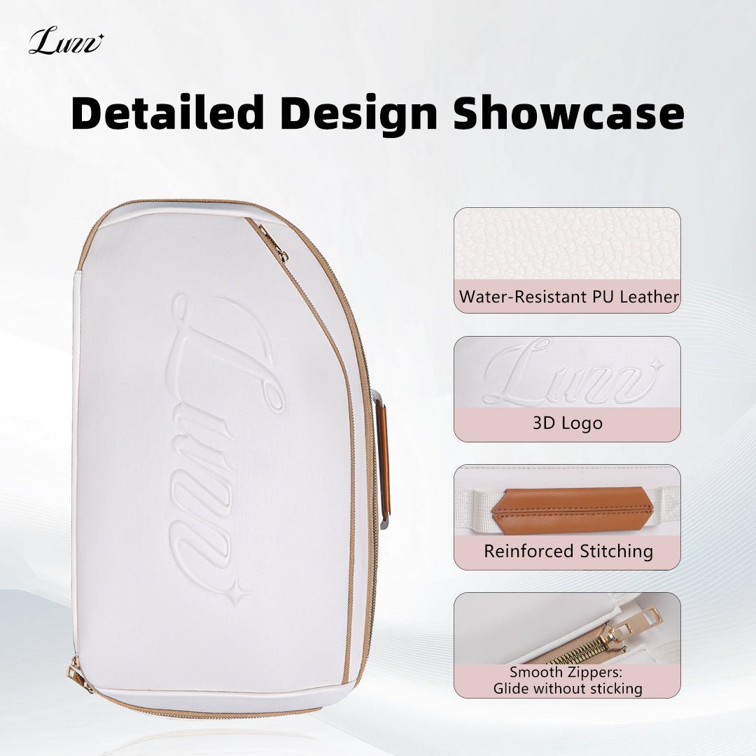 Luzz Pickleball Bag - Waterproof, Versatile, Spacious -Beige-Luzzpickleball