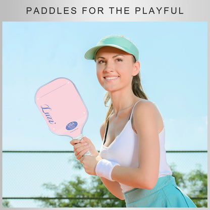 Luzz Pink Original Paddle - Luzzpickleball