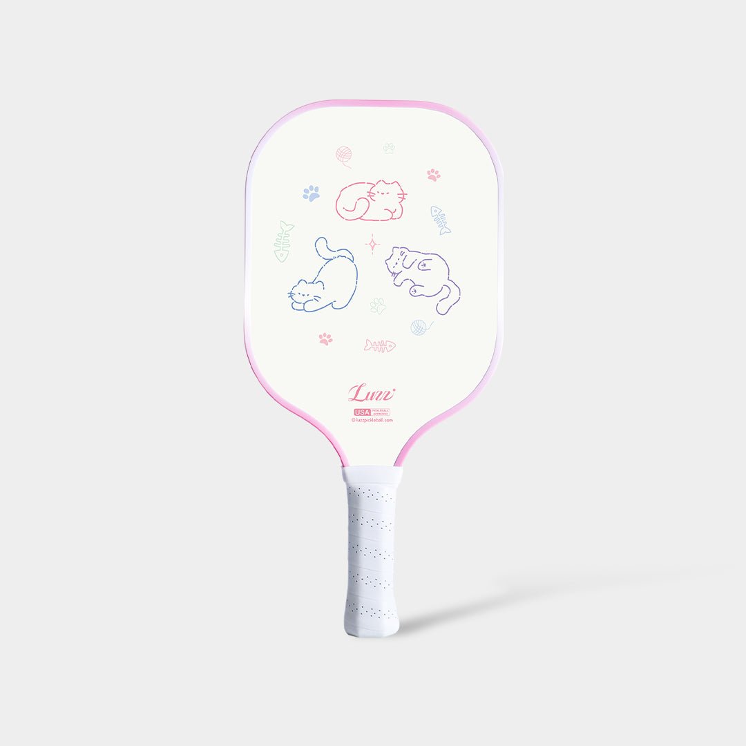 Luzz Purr Original Paddle -Upgraded Sandblasted Surface(Maximizes Spin)-Luzzpickleball