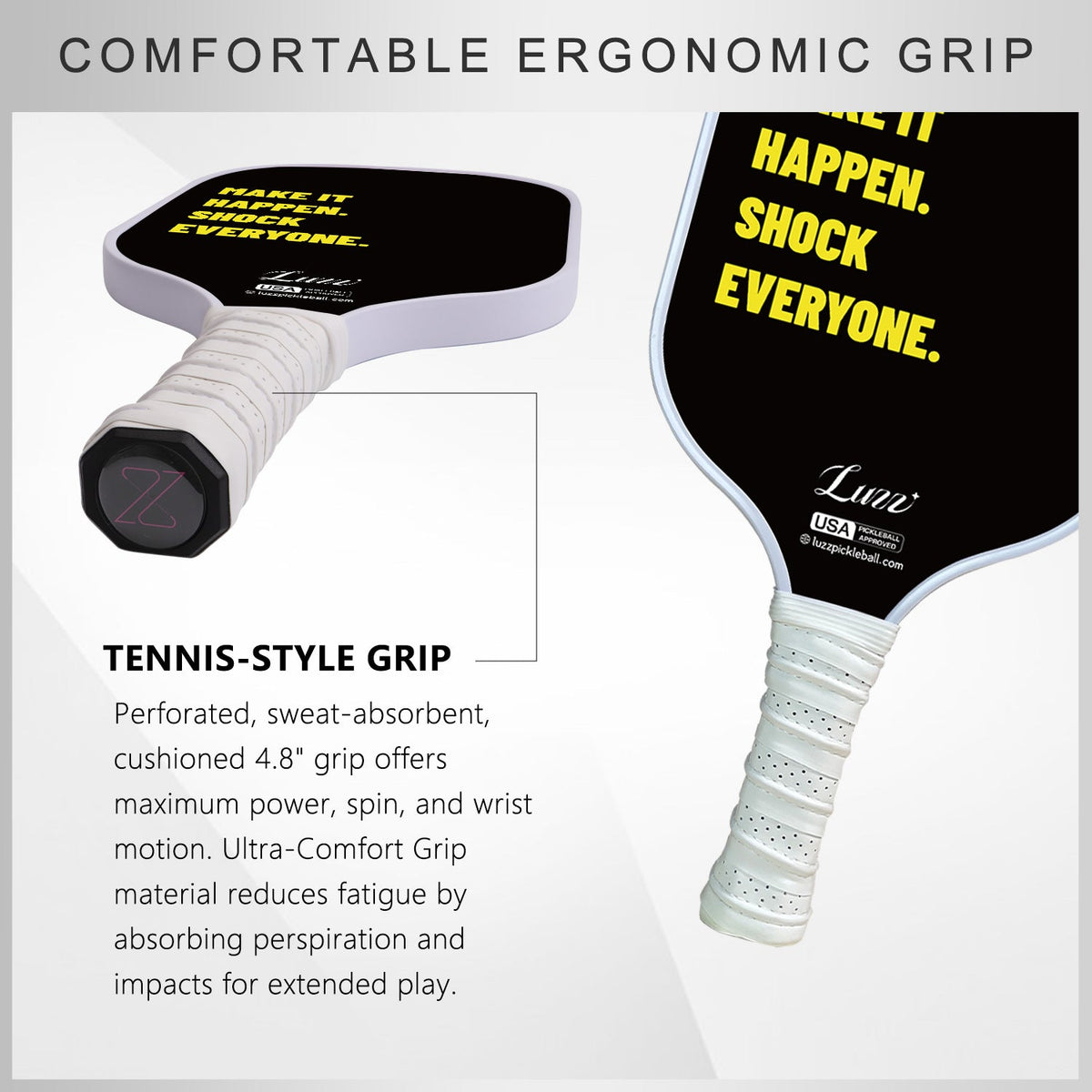 Luzz Shock Original Paddle - Luzzpickleball