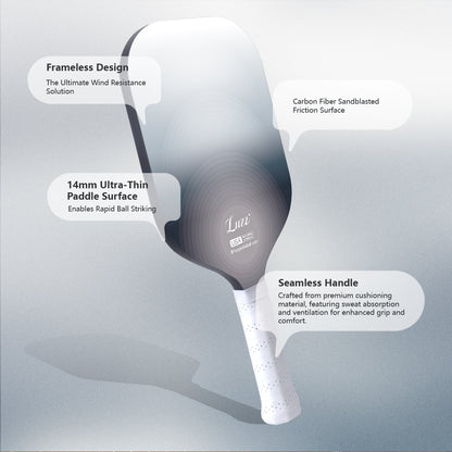 Luzz Ultra Fog Original Paddle -Fog(Free Free 2 Pack Edge Protection Tape)-Luzzpickleball