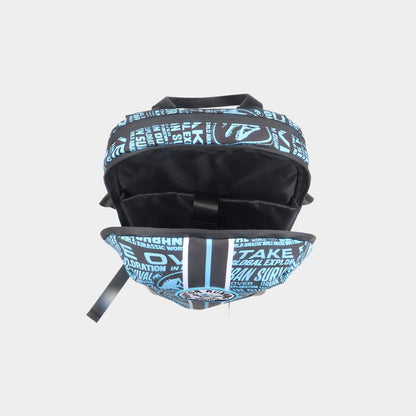 Top view of the pickleball backpack with the zipper open