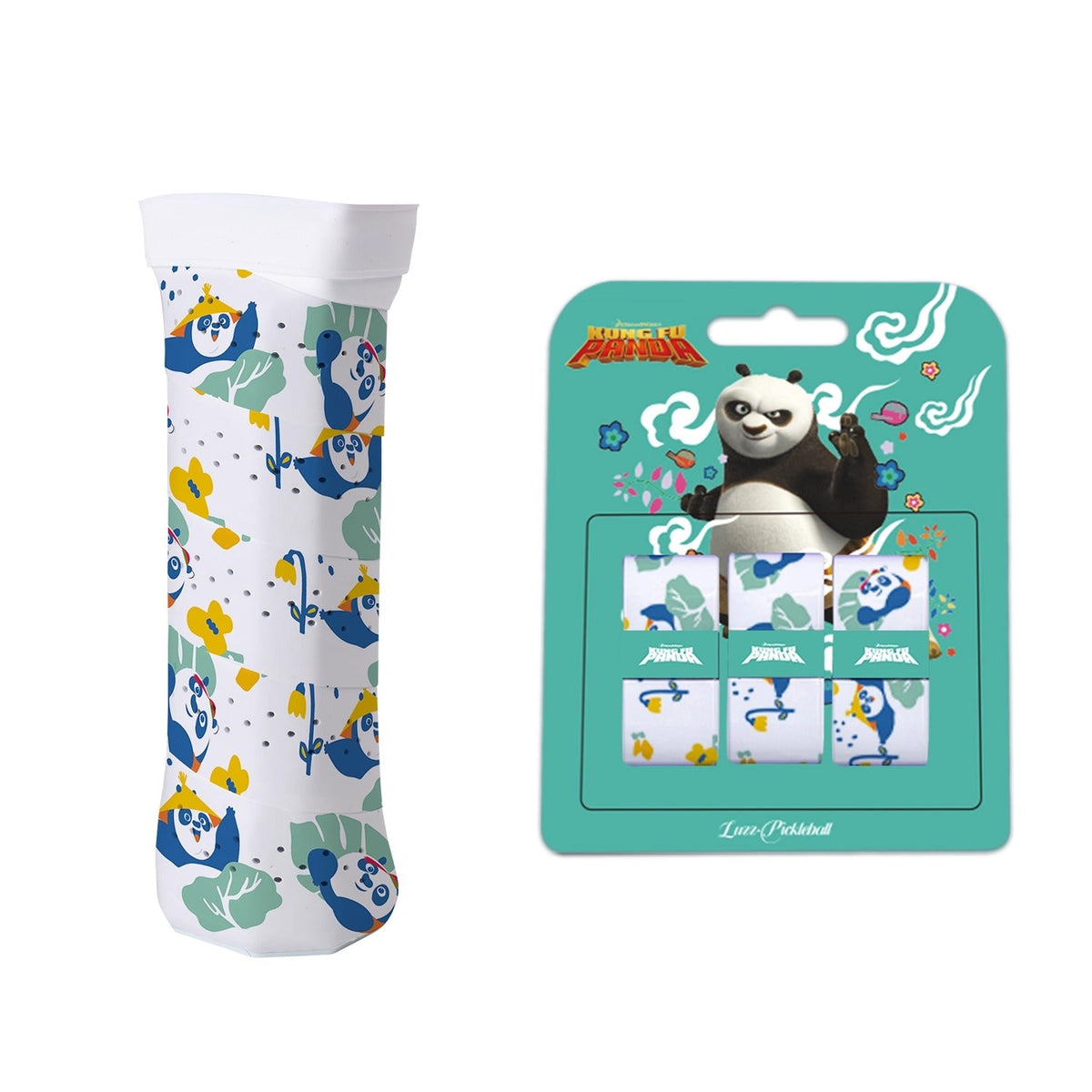 Luzz x Kung Fu Panda Professional Pickleball Paddle Grip Tape -White-Luzzpickleball