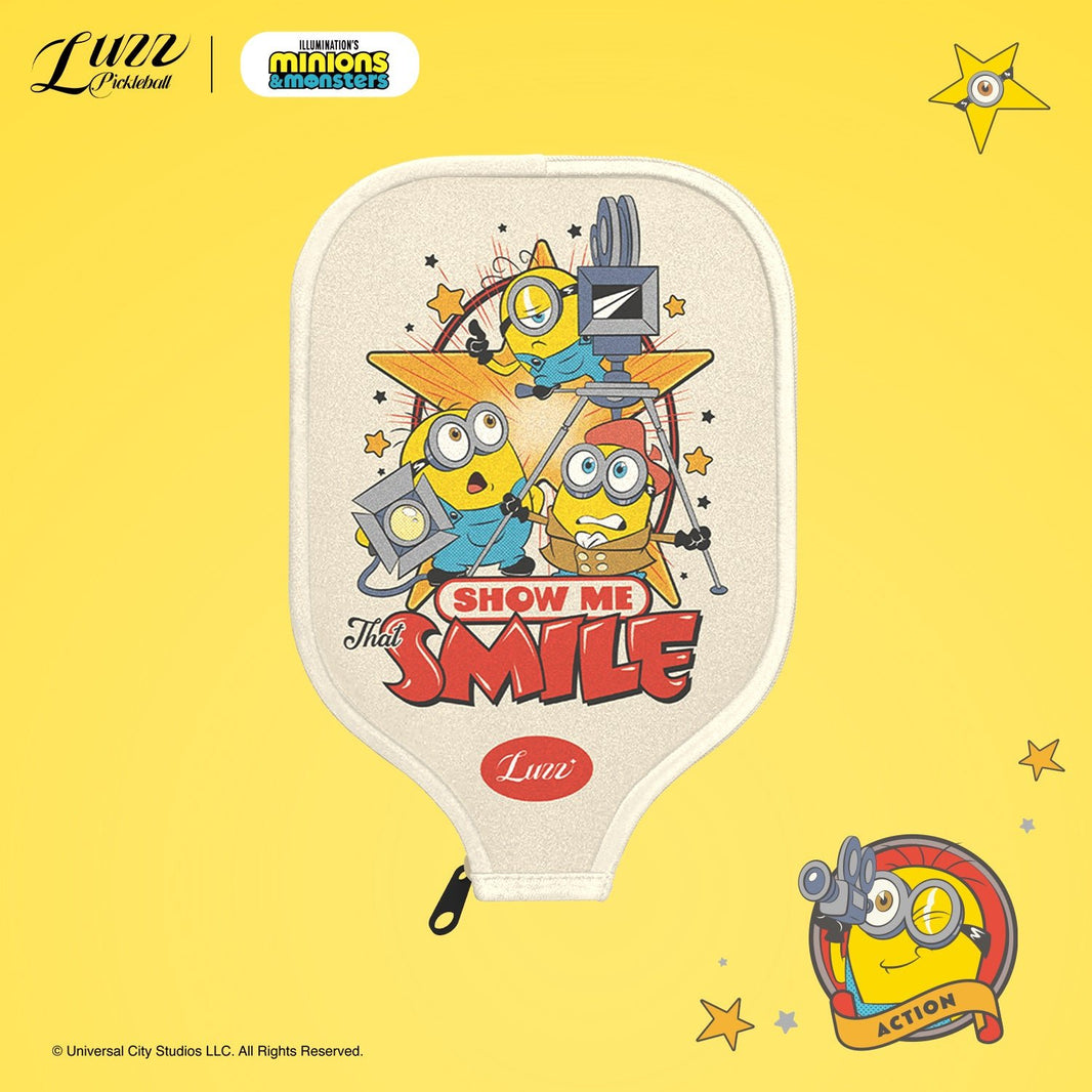LuzzPickleball Minions Paddle Cover -Design C-Luzzpickleball