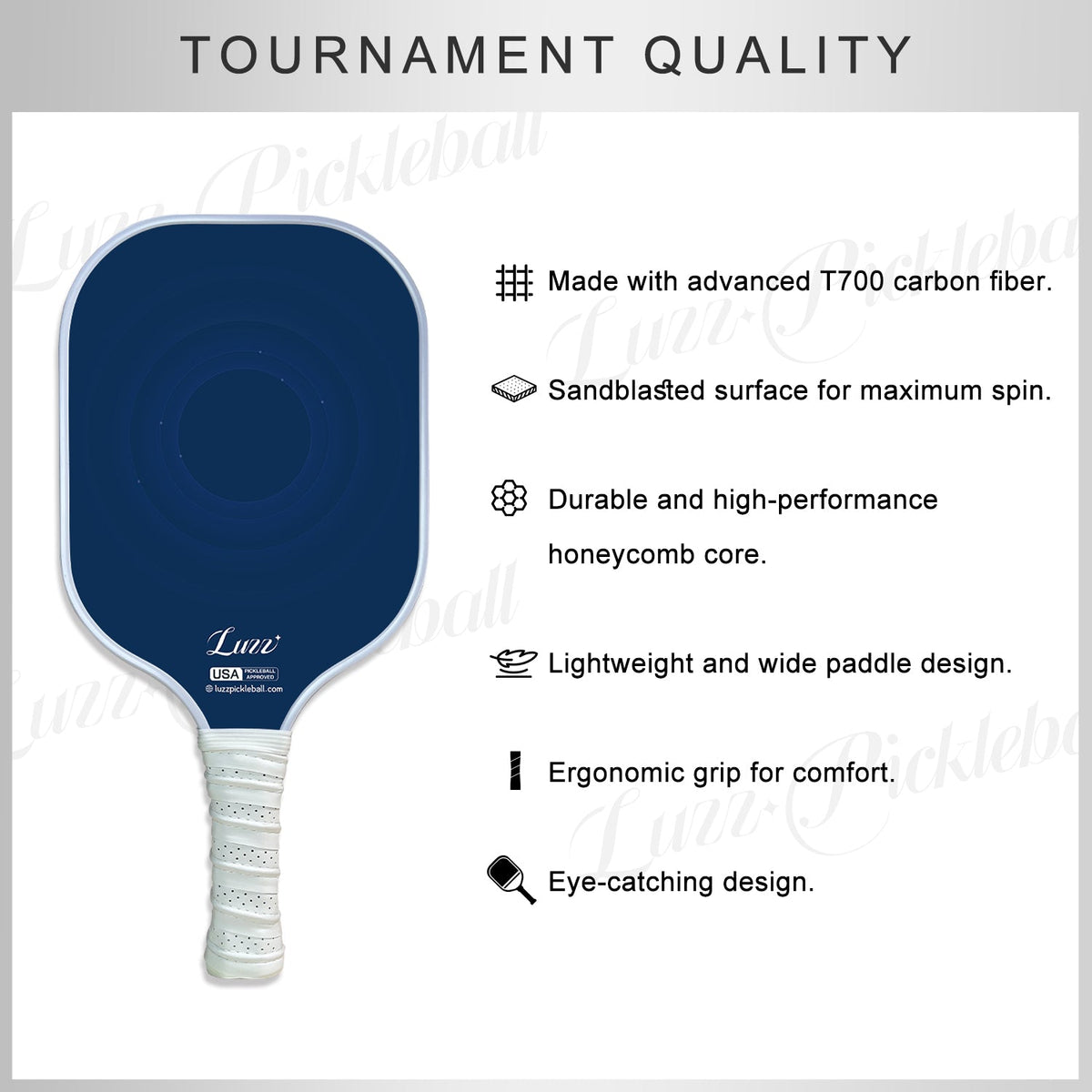 Luzzpickleball Target Original Paddle - Luzzpickleball