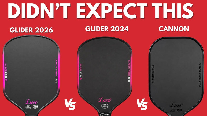 Luzz Cannon vs Glider 2026 vs Glider 2024 Pickleball Paddle Review