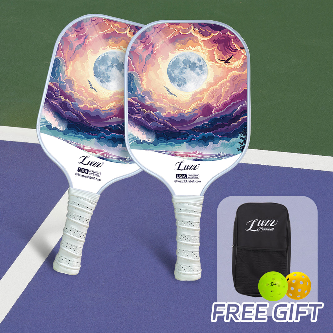 Luzzpickleball MOONWARD Original Paddle (16mm) T700 Carbon Fiber