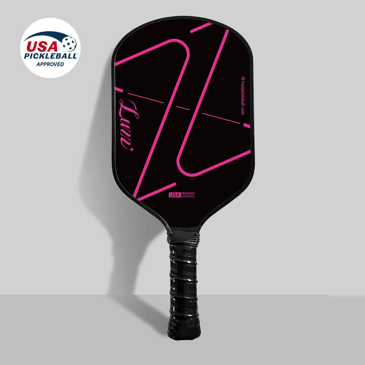 Luzzpickleball ZZ Attack  Paddle(16mm)CFS Raw Carbon Fiber T700 Surface|Thermoformed