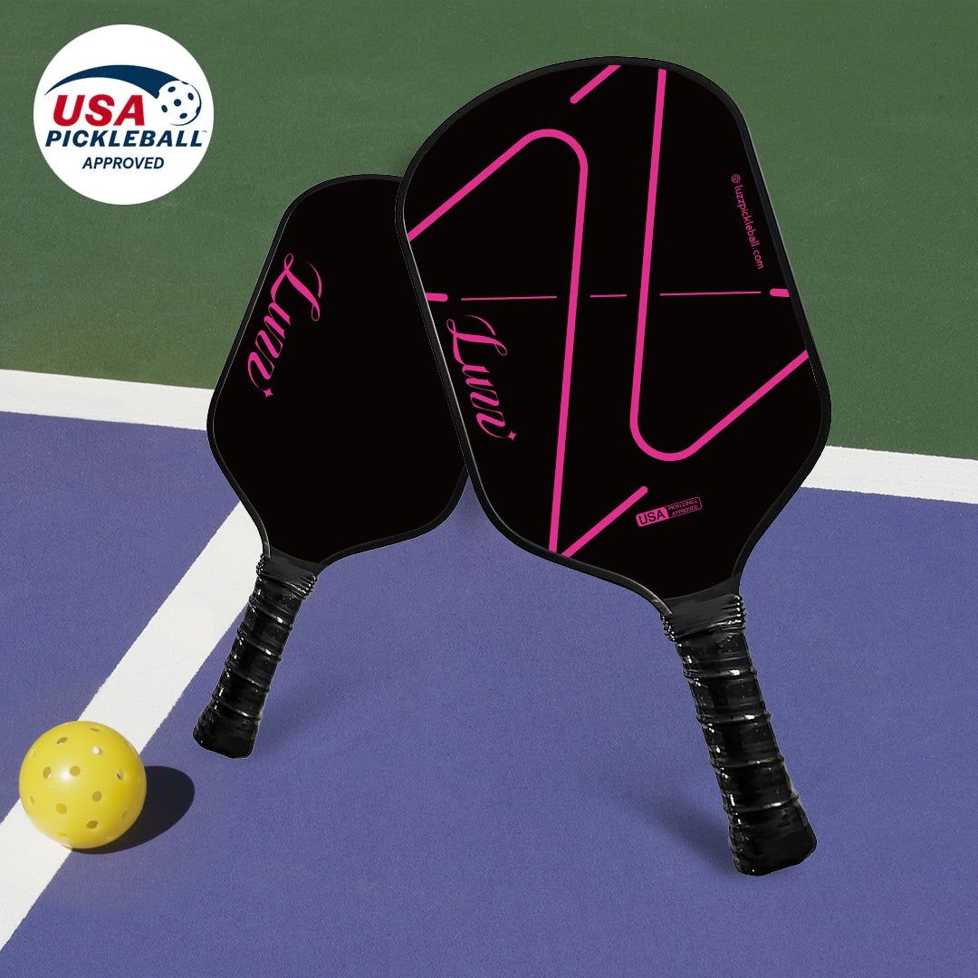 Luzzpickleball ZZ Attack  Paddle(16mm)CFS Raw Carbon Fiber T700 Surface|Thermoformed